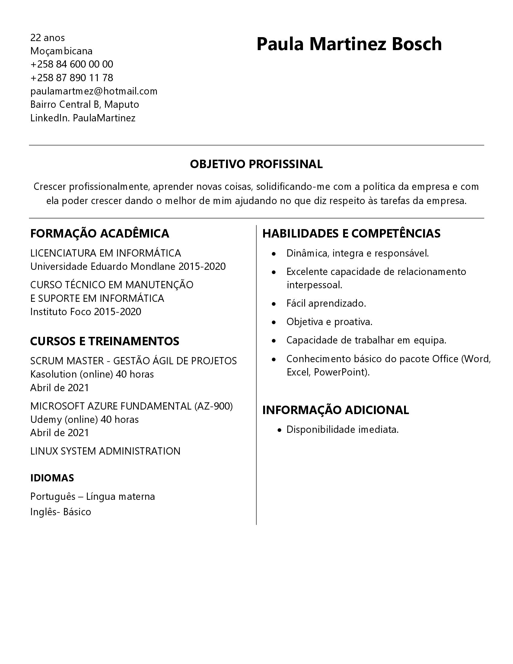 Currículo Sem Experiência: Veja o que colocar (com modelo)