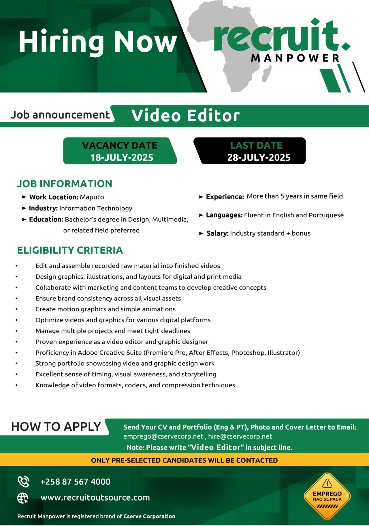 VAGA – VIDEO EDITOR