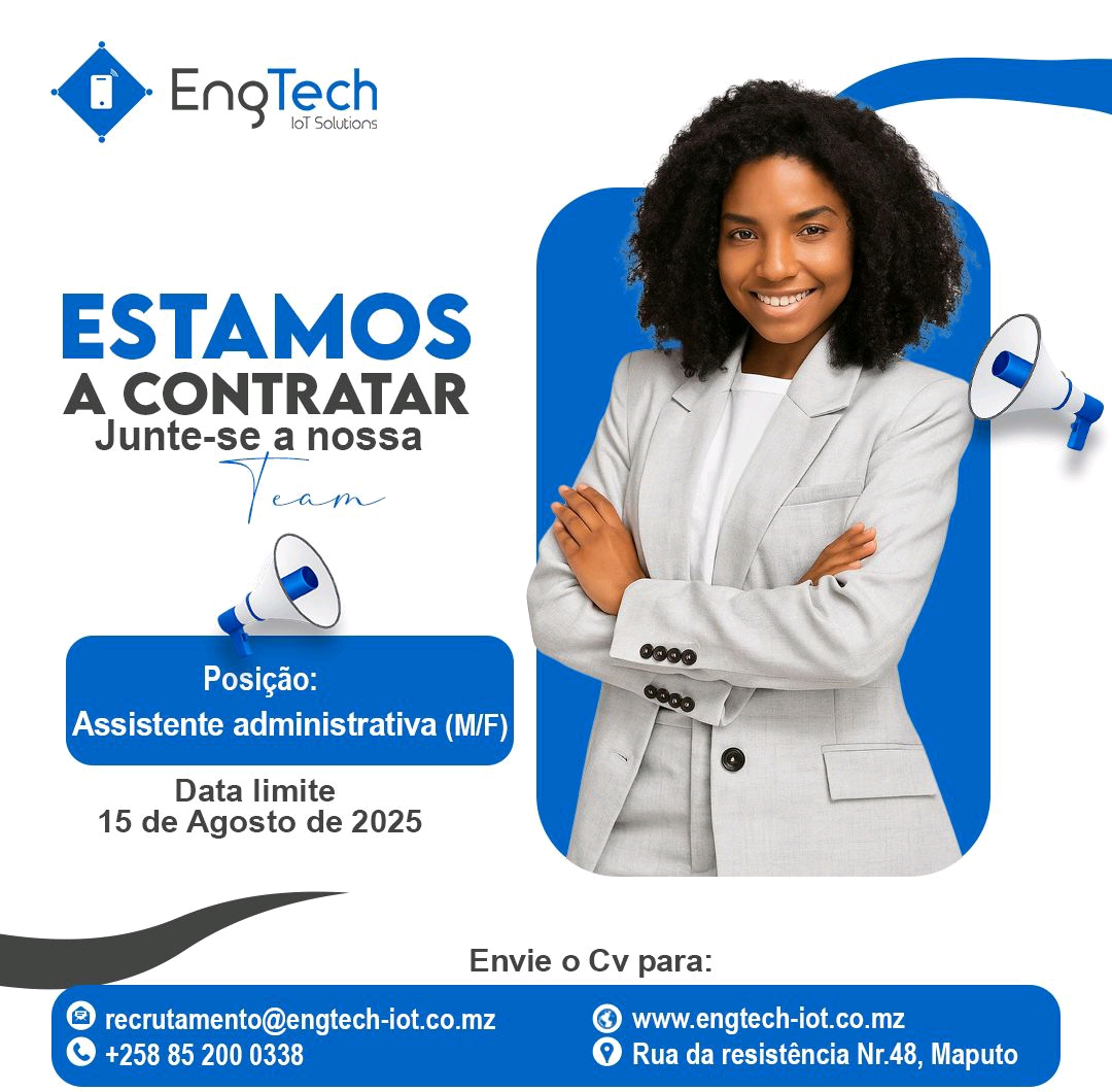 Vaga – ASSISTENTE ADMINISTRATIVA (F/M)