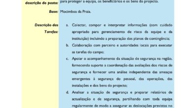 Vaga – Oficial de Segurança