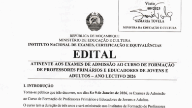 EDITAL IFP & EPF 2026: (3000) Vagas Para Curso de Formação de Professores Primários e Educadores de Jovens e Adultos