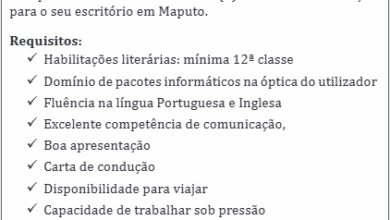 Contratação de Secretária de Direcção