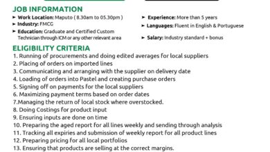 VAGA – PROCUREMENT OFFICER