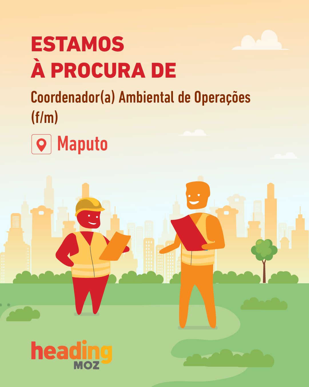 Vaga – Coordenador de Operações Ambientais (M/F)