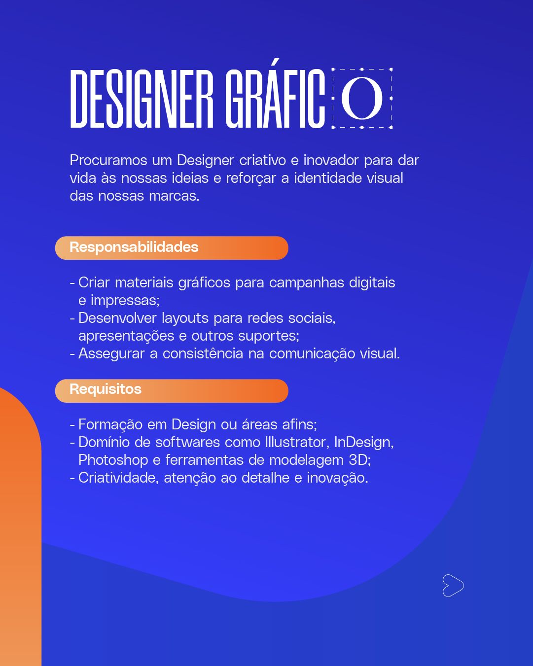 Vaga – Designer Gráfico