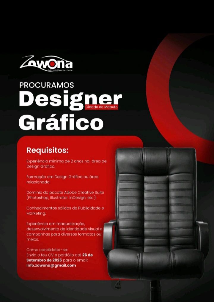Vaga – Designer gráfico