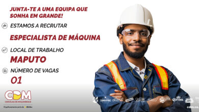 Vaga – Especialista de Máquina