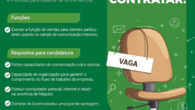 Vaga – Especialista em Vendas