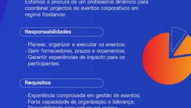 Vaga – Gestor de Projectos (Eventos | Freelancer)