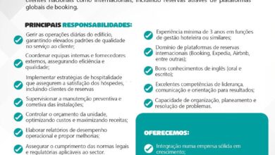 Vaga – Gestor(a) de Edifício Hoteleiro