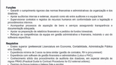 Vaga – Oficial da Administração