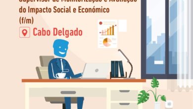 Vaga – Supervisor de Monitoramento e Avaliação de Impacto Social e Económico, em Cabo Delgado