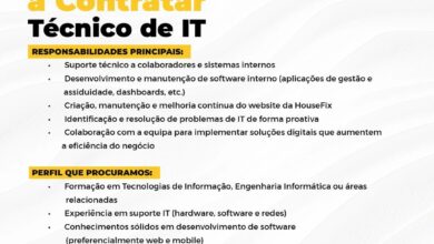 Vaga – Técnico(a) de IT dinâmico