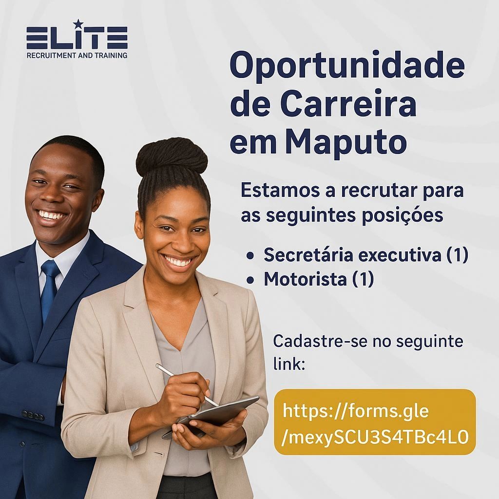 Vagas – (1) Secretaria Executiva  e  (1) Motorista