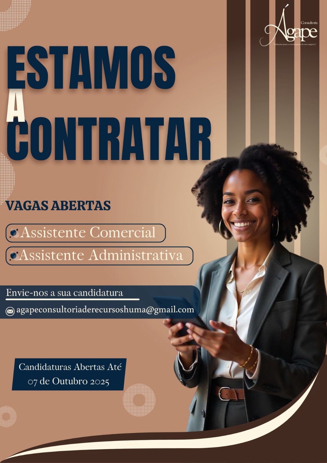 Vagas – Assistente Comercial & Assistente Administrativa