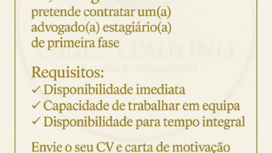 Vaga – Advogado(a) estagiário(a)