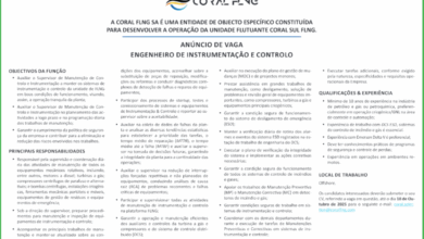 Vaga – Engenheiro de Instrumentação e Controlo
