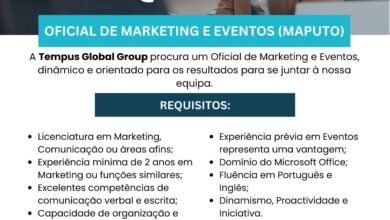 Vaga – Oficial de Marketing e Eventos