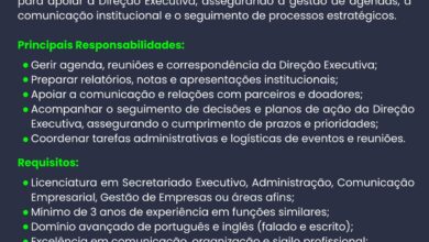 Vaga – Secretária Executiva