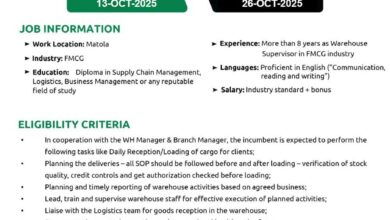 Vaga – WAREHOUSE MANAGER