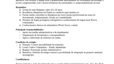 VAGA – SECRETÁRIA ESTAGIÁRIA