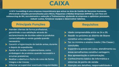 Vaga – Caixa