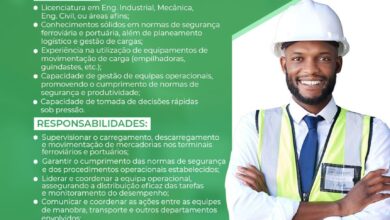 Vaga – Encarregado de Operações de Terminais – Beira