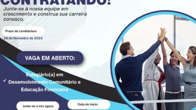 Vaga – Estagiário(a) em Desenvolvimento Comunitário e Educação Financeira