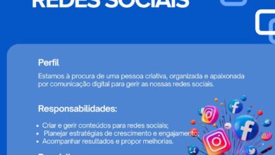 Vaga – Gestor(a) de Redes Sociais