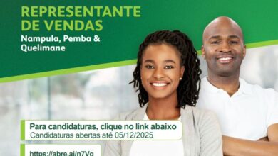 Vaga – Representantes de Vendas – Nampula, Pemba & Quelimane