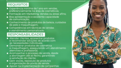 Vaga – Assistente de Vendas de Cosmético