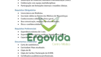 Vaga – Médico Generalista