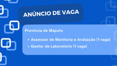Vagas – (1) Assessor de Monitoria e Avaliação e (1) Gestor de Laboratório