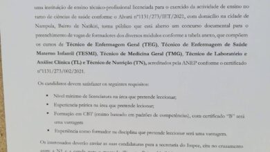 33 Vagas para Docentes na Área da Saúde – IMPCE 2026