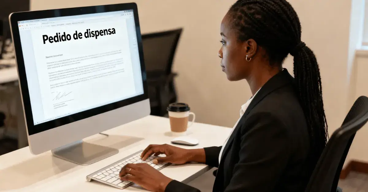 Como pedir despensa no trabalho em moçambique