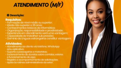 Vaga de Estágio Remunerado –  Atendimento (M/f)