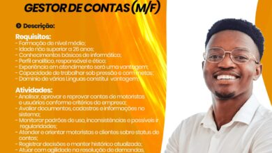 Vaga de Estágio Remunerado – Gestor de Contas (M/F)