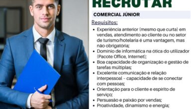 Vaga – Comercial Júnior