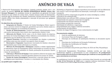 Vaga – Gestor de Contas Estratégicas Sénior