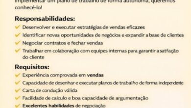 Vaga – Gestor de Vendas
