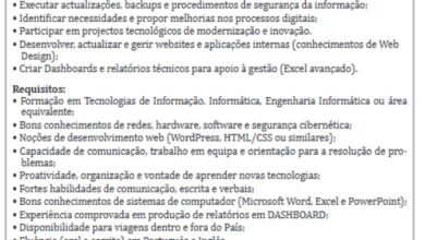 Vaga – Técnico de Tecnologia da Informação (TI)