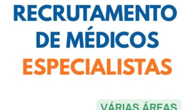 Vagas – Médicos Especialistas de diversas áreas