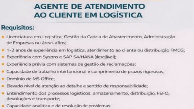 Vaga – Agente de Atendimento ao Cliente em Logística – MAPUTO