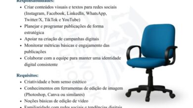 Vaga – Estagiário(a) Criador de Conteúdos & Gestor de Redes Sociais