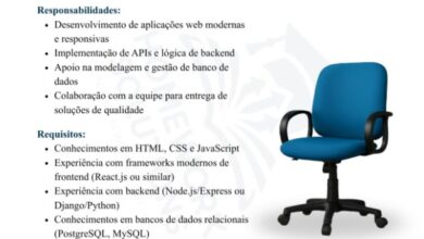 Vaga – Estagiário(a) Full Stack Web / Backend