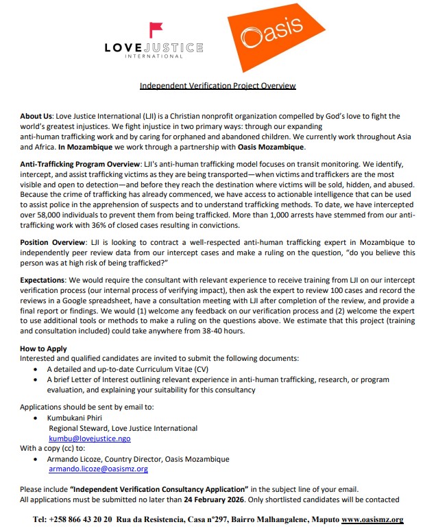 Vaga – Independent Verification Consultancy Application