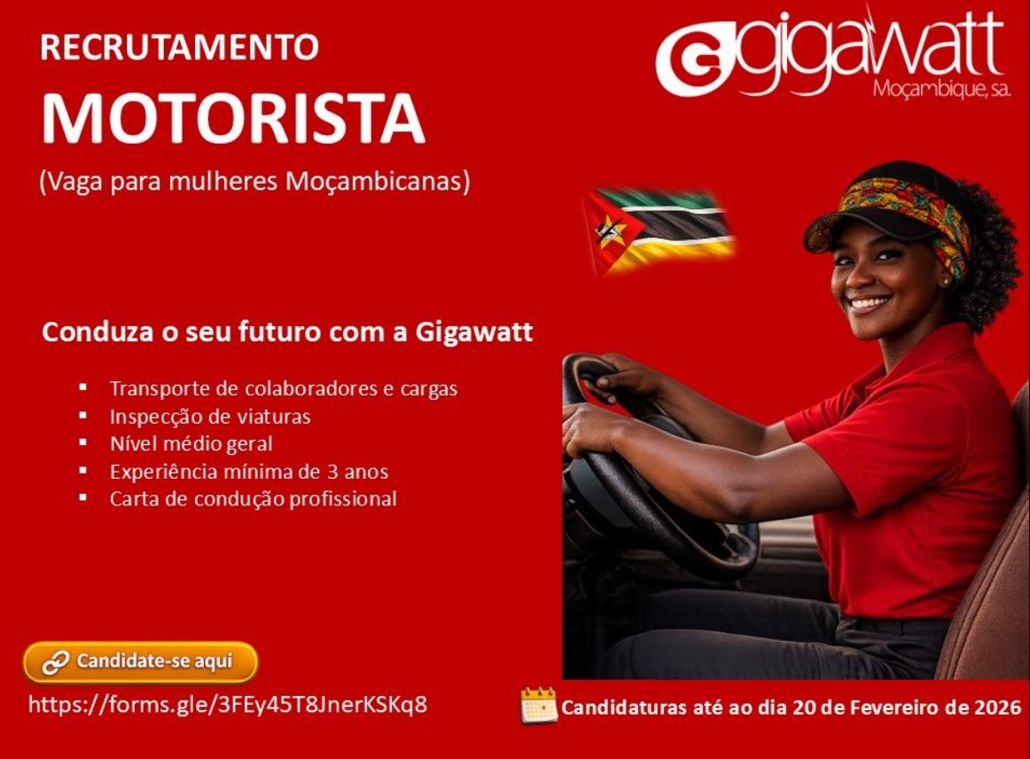 Vaga – Motorista