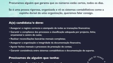 Vaga – Técnica(o) de Contabilidade e Sistemas
