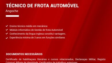 Vaga – Técnico de Frota automóvel
