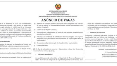 Vagas – (6) Docentes N2